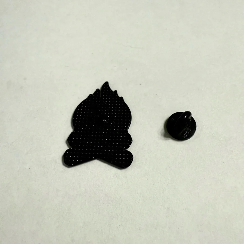 Women’s Jewelry Outdoor Mountain Moon in Sky Campfire Shaped Sun Set Enamel Pin